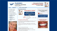 Desktop Screenshot of parramattadentists.com.au